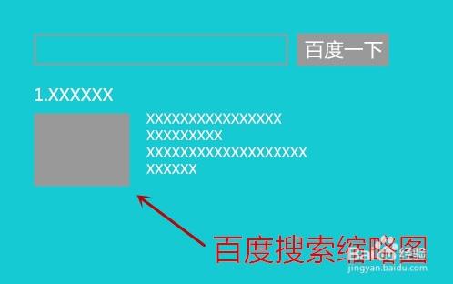 如何在百度搜索结果中出现缩略图
